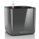 LECHUZA CUBE Glossy charcoal high-gloss LECHUZA CUBE Glossy charcoal high-gloss