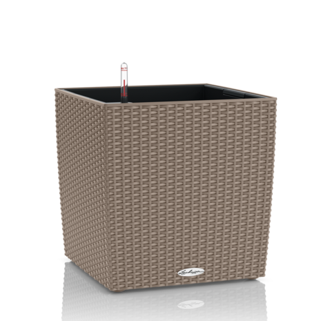 LECHUZA CUBE Cottage sandbraun LECHUZA CUBE Cottage sandbraun