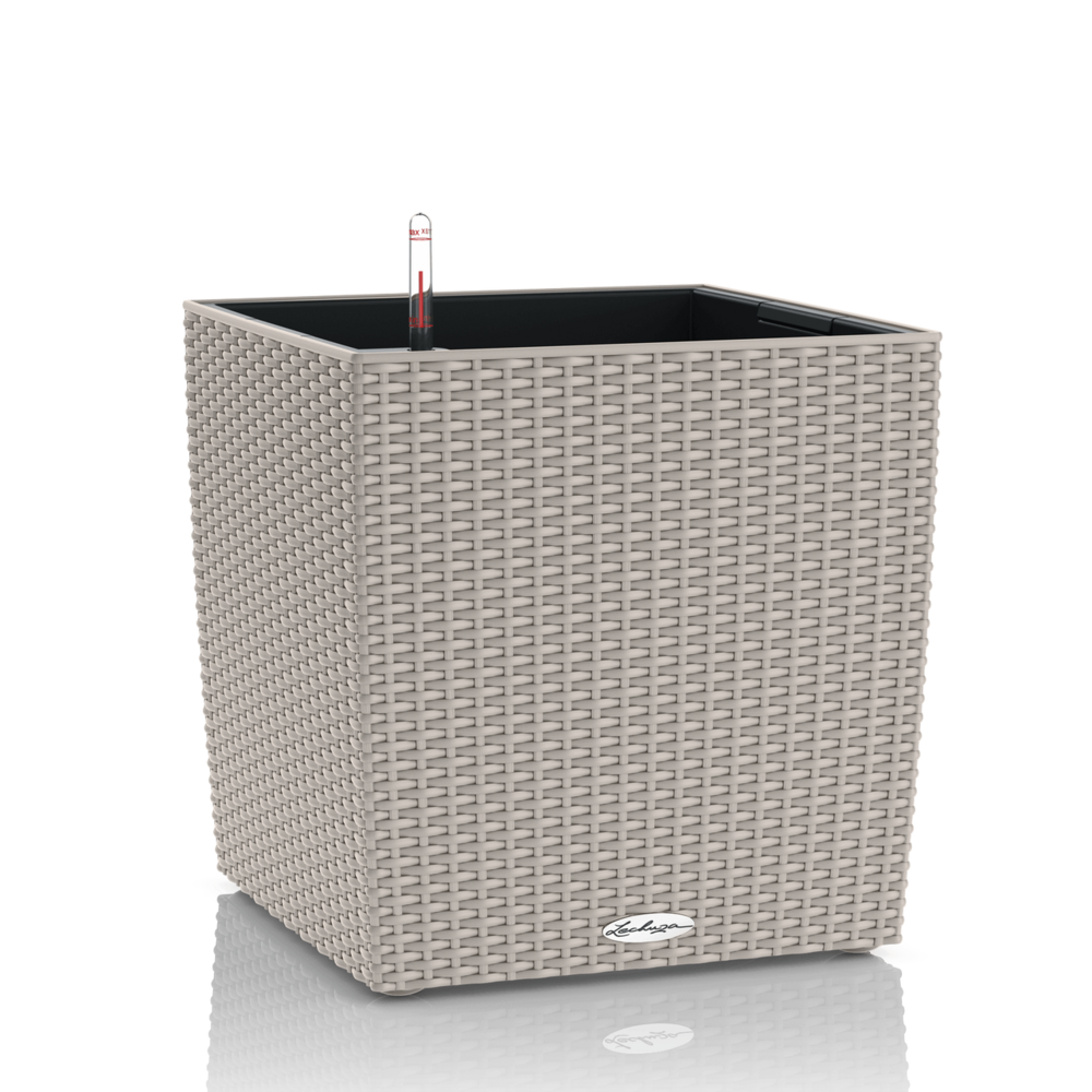 LECHUZA CUBE Cottage zandbruin LECHUZA CUBE Cottage zandbruin