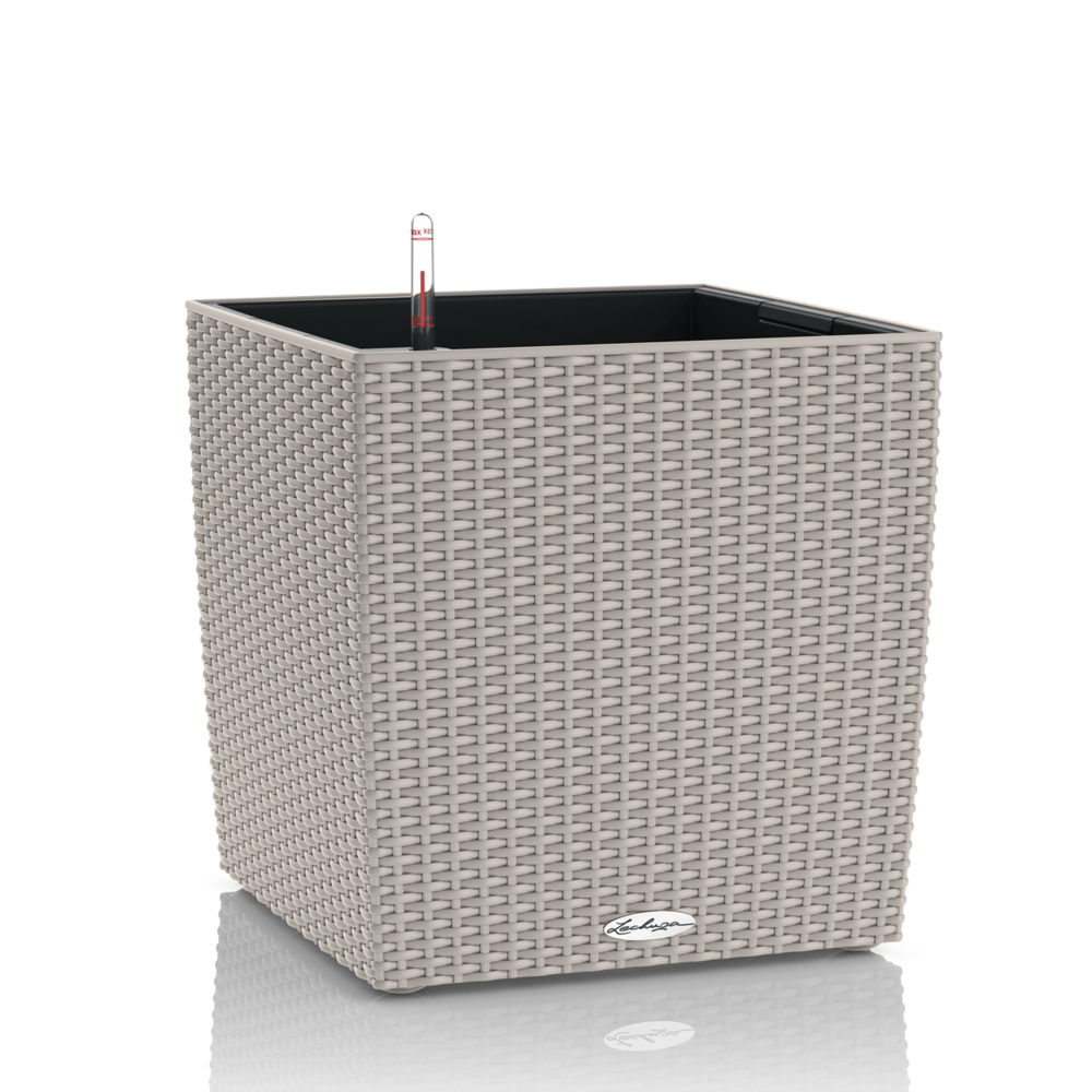 LECHUZA CUBE Cottage sandbraun LECHUZA CUBE Cottage sandbraun