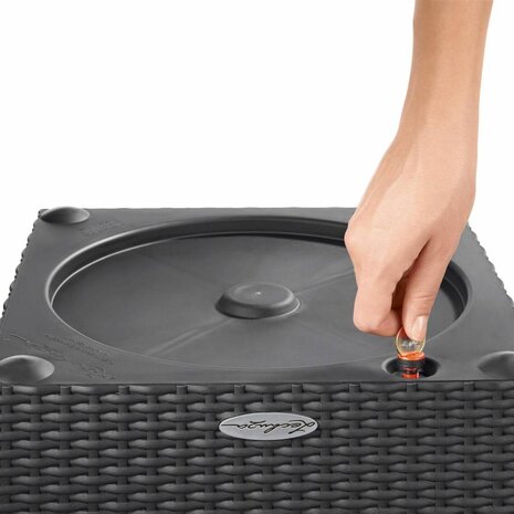 LECHUZA CUBE Cottage argent brilliant