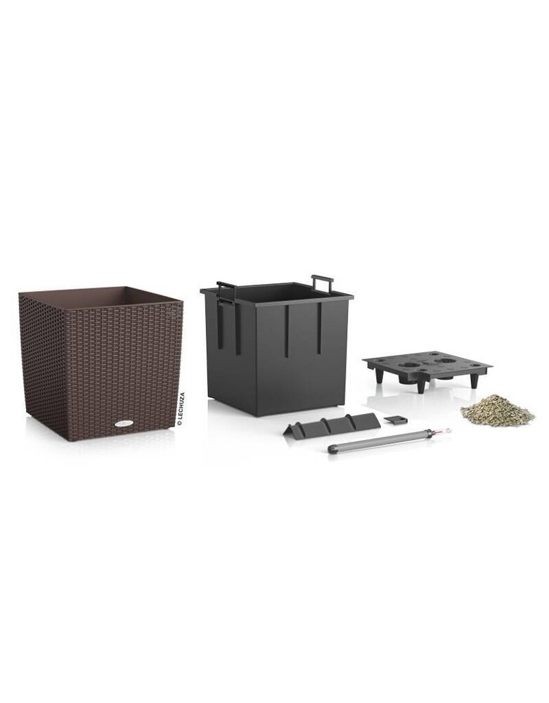 LECHUZA CUBE Cottage moka LECHUZA CUBE Cottage moka