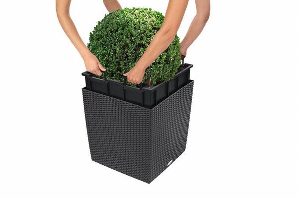 LECHUZA CUBE Cottage moka LECHUZA CUBE Cottage moka