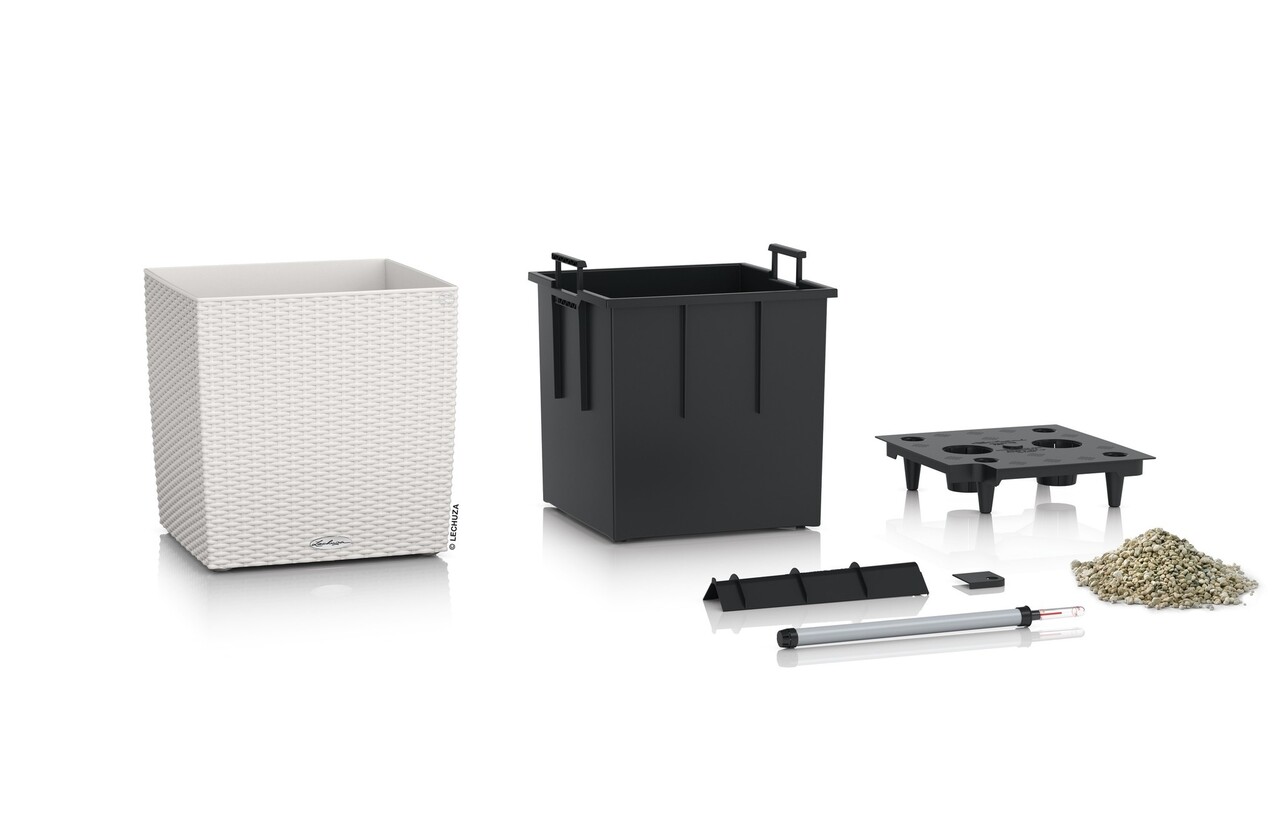 LECHUZA CUBE Cottage lichtgrau LECHUZA CUBE Cottage lichtgrau