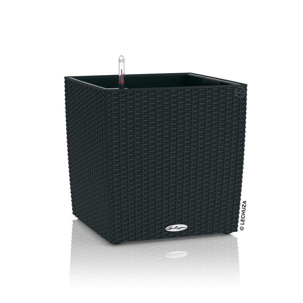 LECHUZA CUBE Cottage noir graphite LECHUZA CUBE Cottage noir graphite