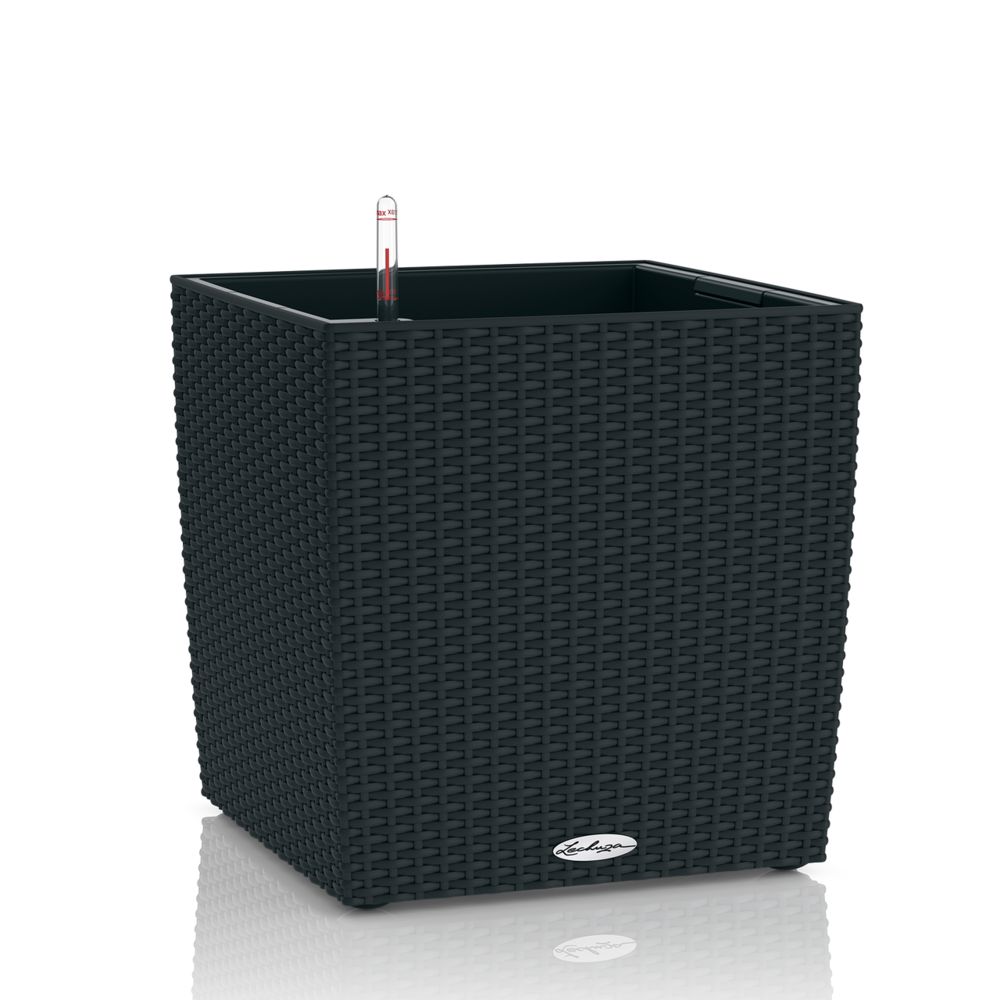 LECHUZA CUBE Cottage noir graphite LECHUZA CUBE Cottage noir graphite
