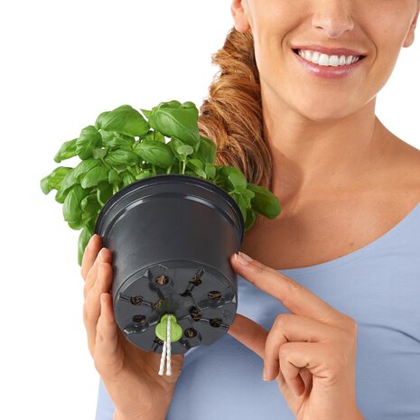 LECHUZA CUBE Color sand brown