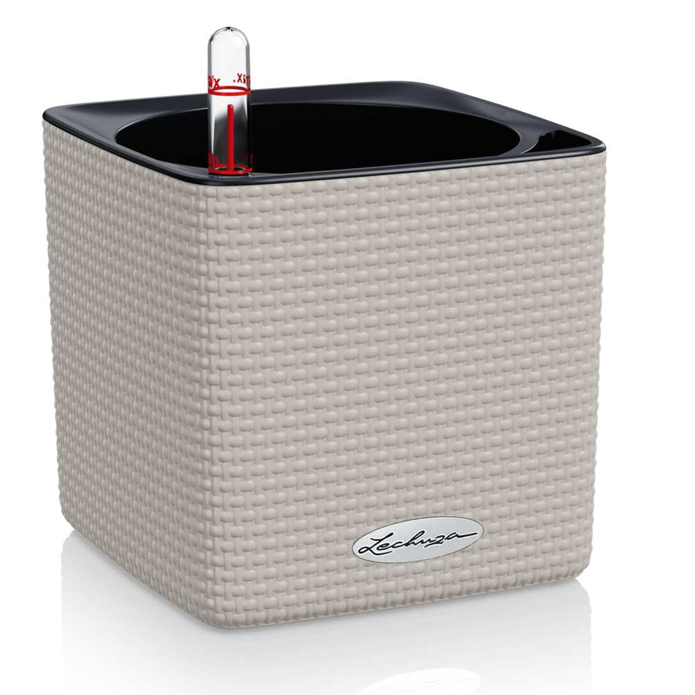 LECHUZA CUBE Color brun sable LECHUZA CUBE Color brun sable