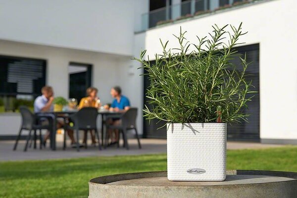 LECHUZA CUBE Color white