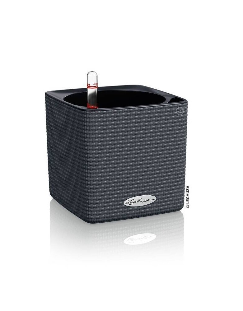 LECHUZA CUBE Color gris ardoise