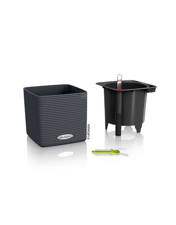 LECHUZA CUBE Color gris ardoise