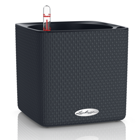 LECHUZA CUBE Color leisteengrijs LECHUZA CUBE Color leisteengrijs