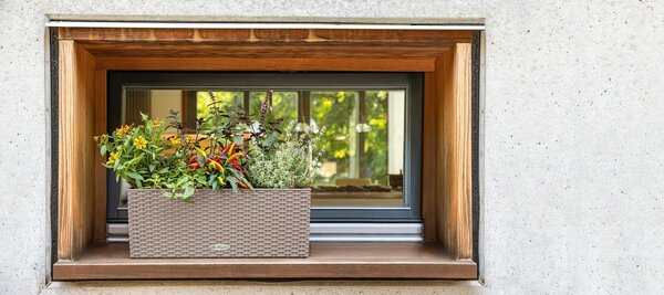 LECHUZA BALCONERA Cottage sandbraun LECHUZA BALCONERA Cottage sandbraun