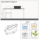 LECHUZA BALCONERA Cottage light grey LECHUZA BALCONERA Cottage light grey