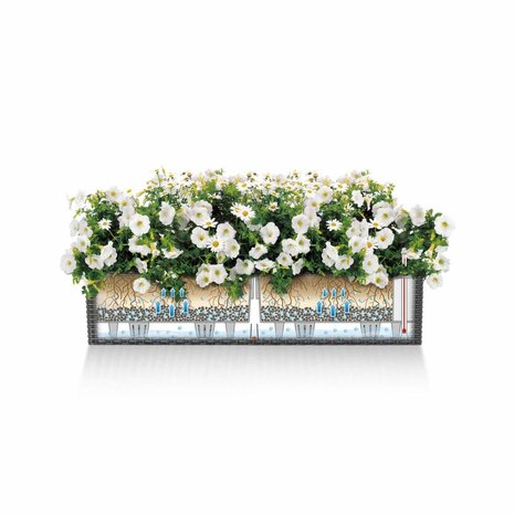 LECHUZA BALCONERA Cottage grafietzwart