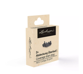 Abdeckung Überlauf NIDO granit (Inhalt für 2 Gefäße)