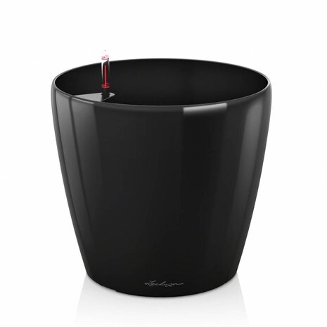 LECHUZA CLASSICO zwart hoogglans