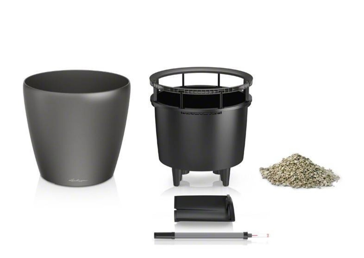 LECHUZA CLASSICO LS anthracite métallisé