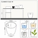 LECHUZA CLASSICO Color sandbraun LECHUZA CLASSICO Color sandbraun