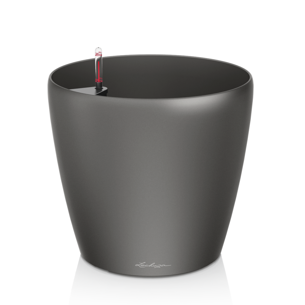 LECHUZA CLASSICO anthrazit metallic