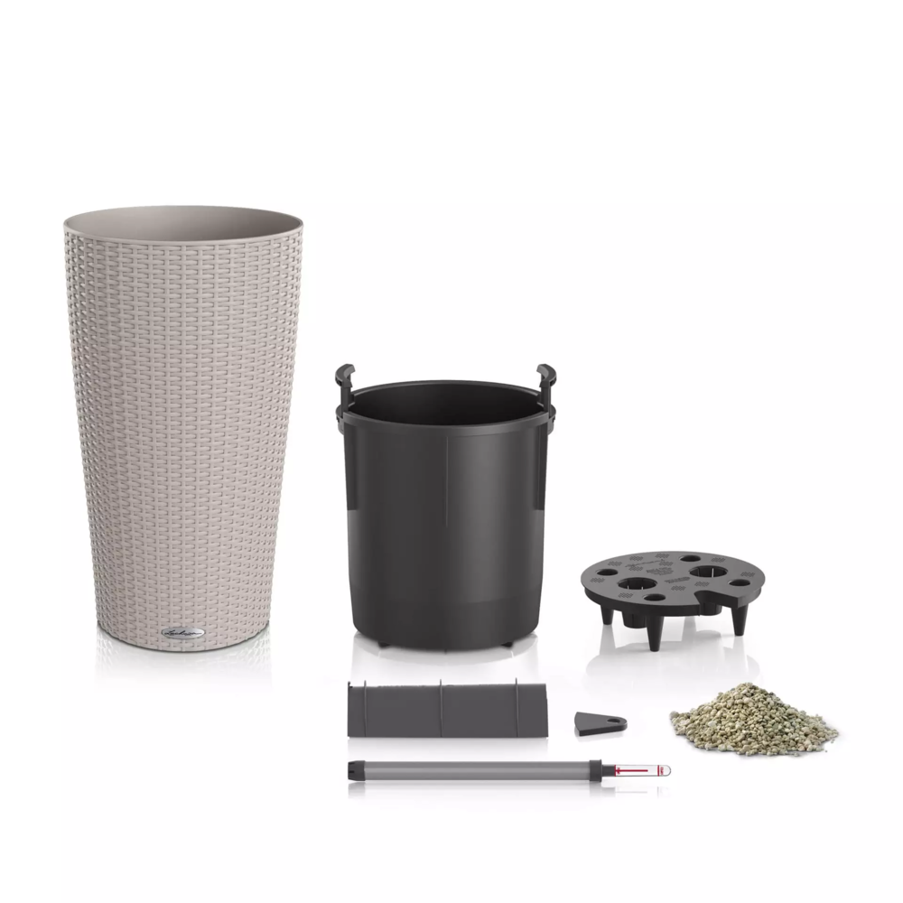 LECHUZA CILINDRO Cottage gris clair