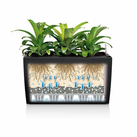 LECHUZA CARARO espresso métallisé LECHUZA CARARO espresso métallisé
