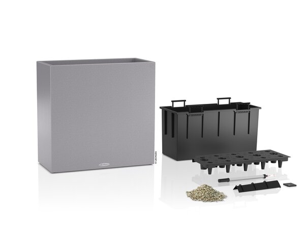 LECHUZA CANTO Stone wide steingrau LECHUZA CANTO Stone wide steingrau