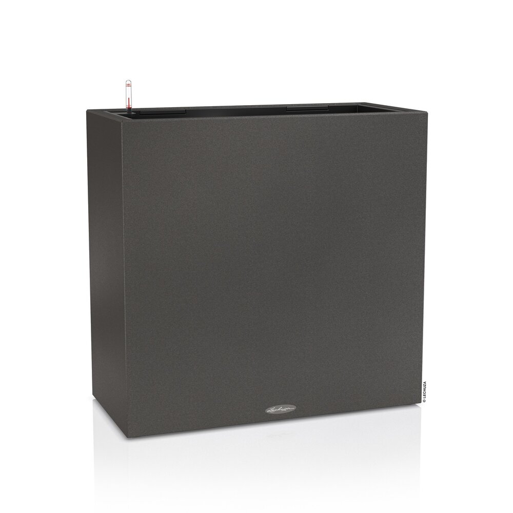LECHUZA CANTO Stone wide noir graphite moucheté