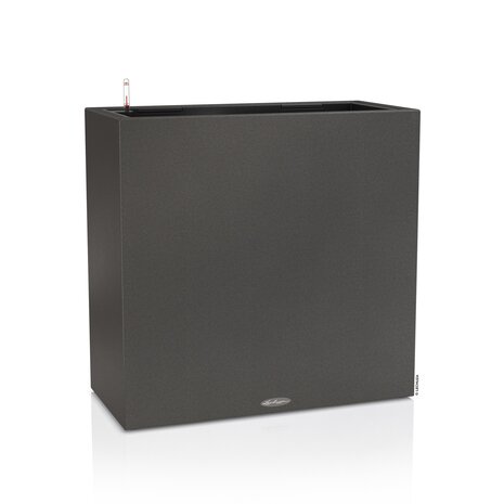 LECHUZA CANTO Stone wide noir graphite moucheté