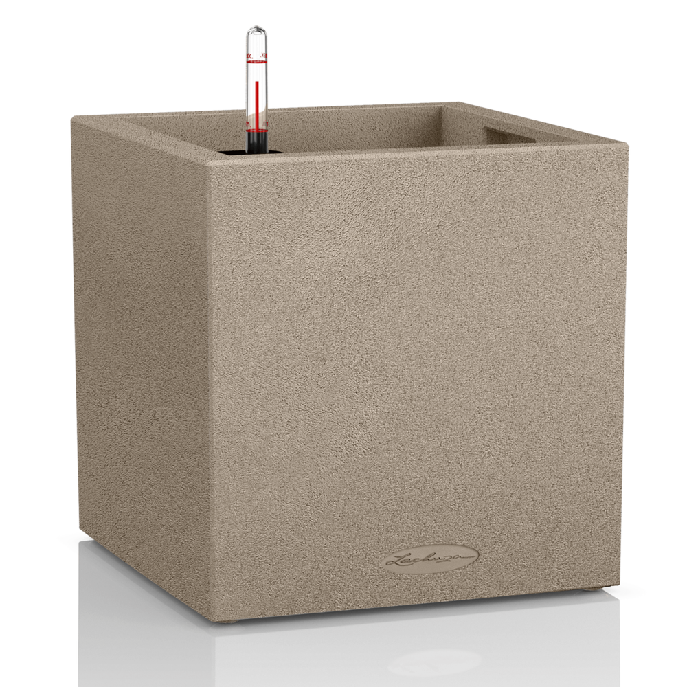 LECHUZA CANTO Stone low sand beige LECHUZA CANTO Stone low sand beige