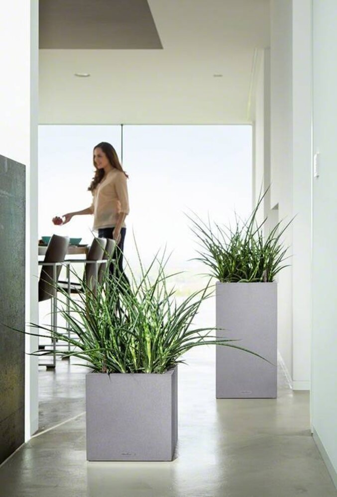 LECHUZA CANTO Stone low stone grey