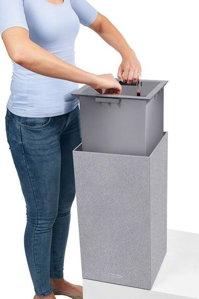 LECHUZA CANTO Stone low stone grey