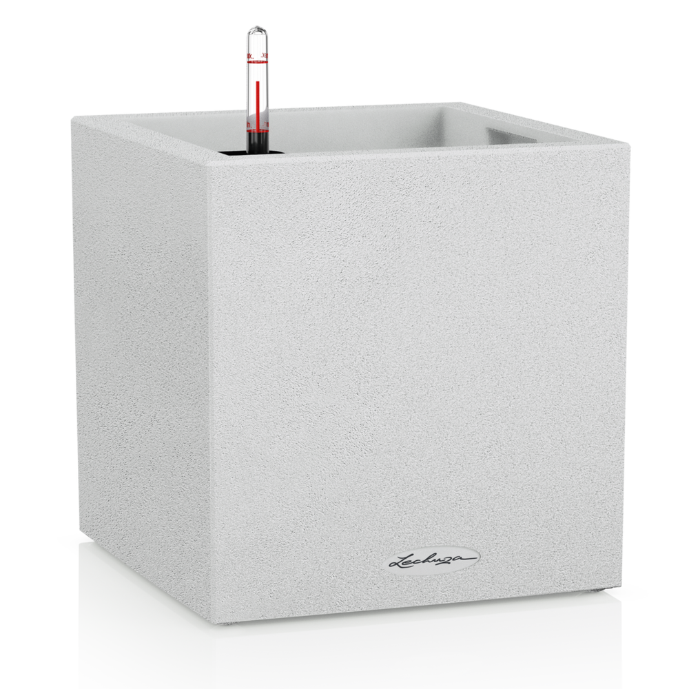 LECHUZA CANTO Stone low blanc quartz