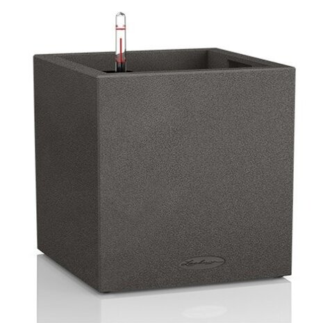 LECHUZA CANTO Stone low noir graphite LECHUZA CANTO Stone low noir graphite