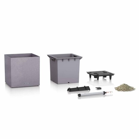 LECHUZA CANTO Stone low graphitschwarz LECHUZA CANTO Stone low graphitschwarz