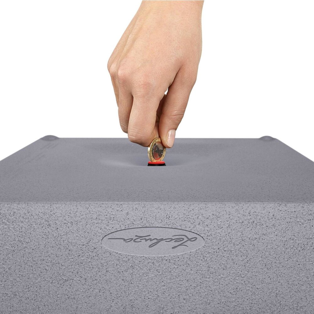 LECHUZA CANTO Stone low graphitschwarz LECHUZA CANTO Stone low graphitschwarz