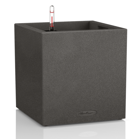 LECHUZA CANTO Stone low noir graphite LECHUZA CANTO Stone low noir graphite