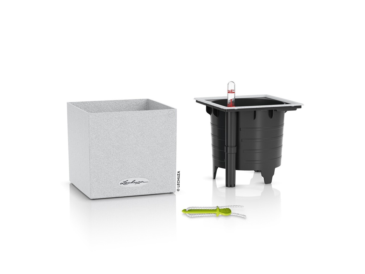 LECHUZA CANTO Stone blanc quartz LECHUZA CANTO Stone blanc quartz