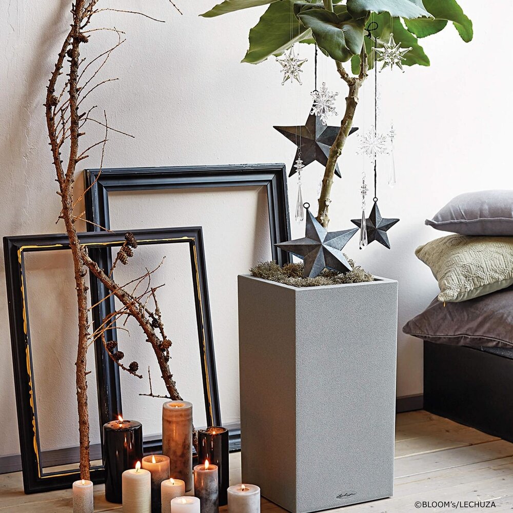 LECHUZA CANTO Stone high stone grey