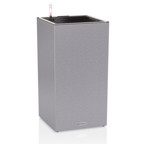 LECHUZA CANTO Stone high LED gris pierre