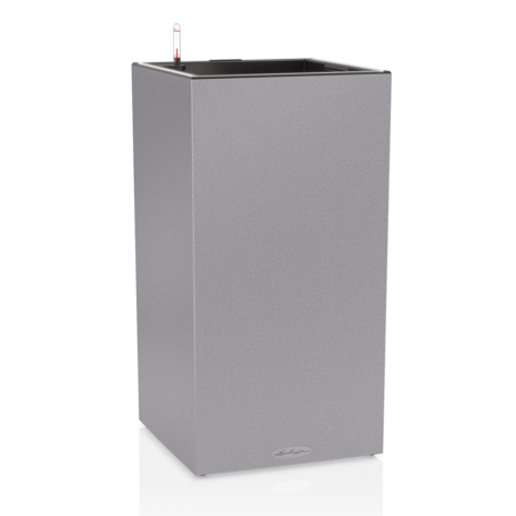 LECHUZA CANTO Stone high LED gris pierre