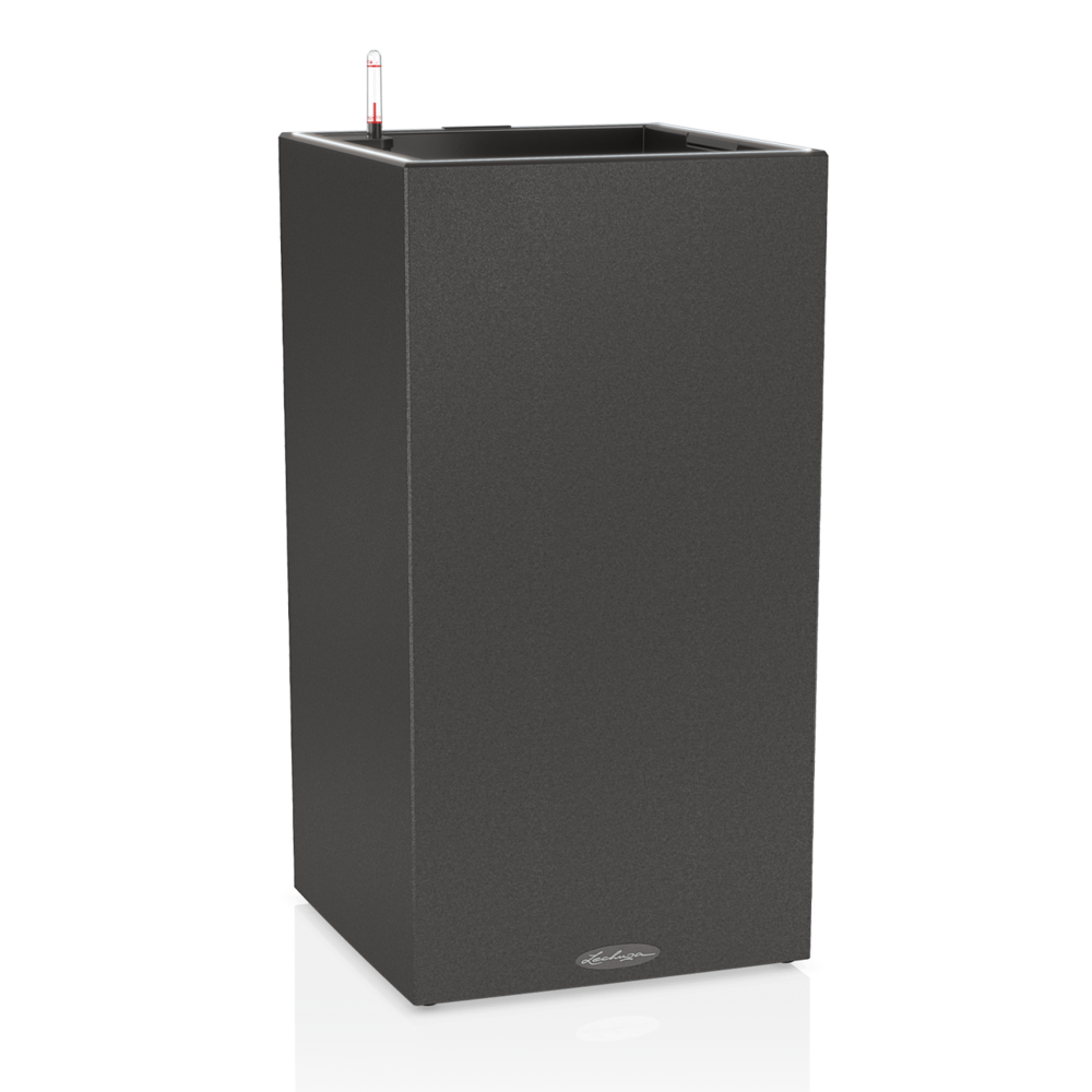 LECHUZA CANTO Stone high LED grafietzwart LECHUZA CANTO Stone high LED grafietzwart