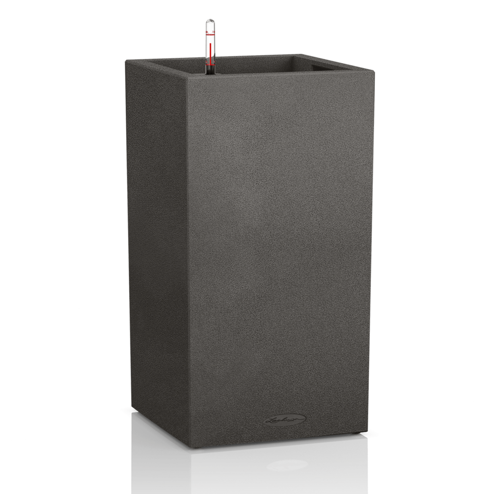 LECHUZA CANTO Stone high graphite black