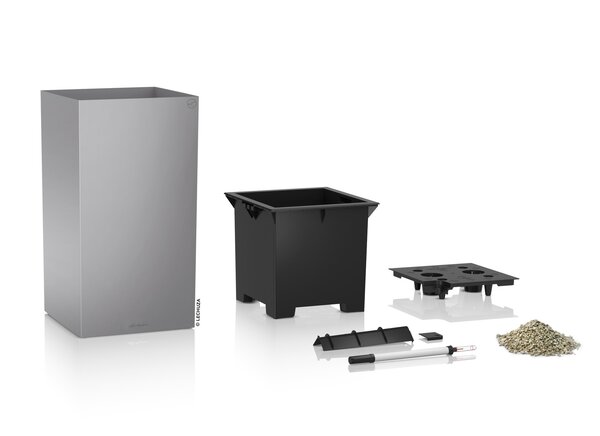 LECHUZA CANTO Premium high argent métallisé