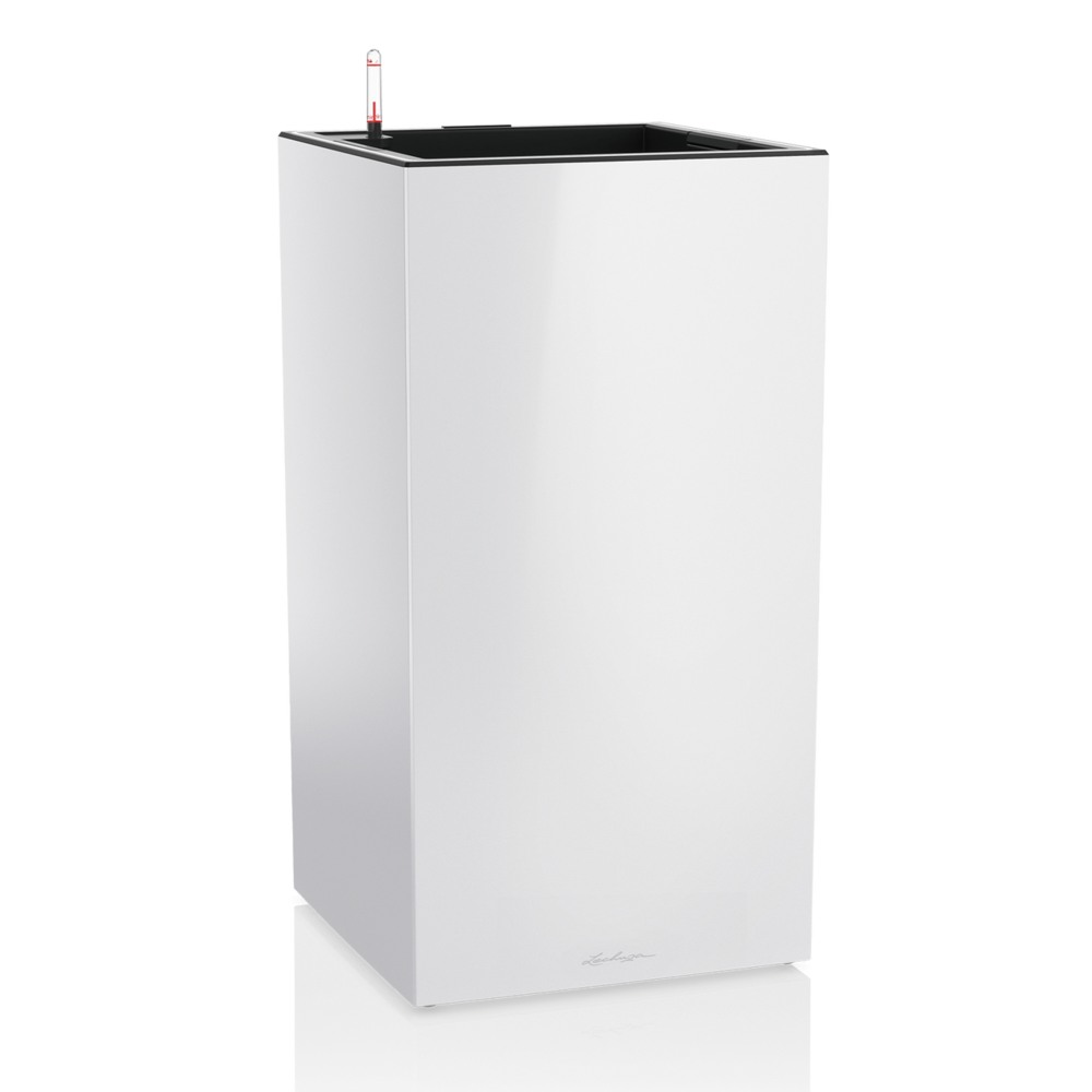 LECHUZA CANTO Premium high LED white high-gloss LECHUZA CANTO Premium high LED white high-gloss