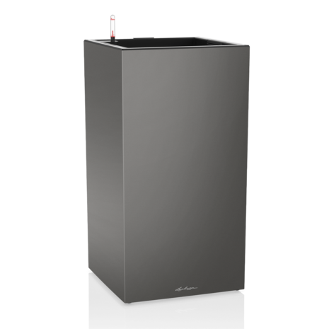 LECHUZA CANTO Premium high LED anthracite métallisé