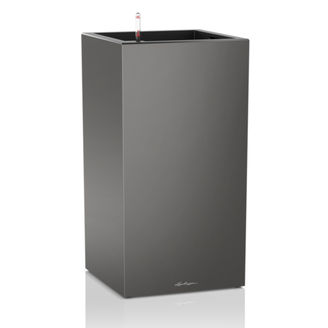 LECHUZA CANTO Premium high charcoal metallic