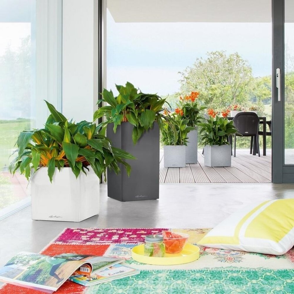 LECHUZA CANTO Premium high anthrazit metallic LECHUZA CANTO Premium high anthrazit metallic