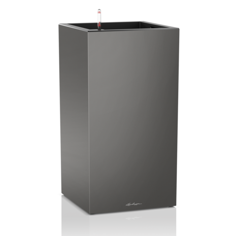 LECHUZA CANTO Premium high charcoal metallic