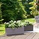 LECHUZA BALCONERA Stone stone grey LECHUZA BALCONERA Stone stone grey